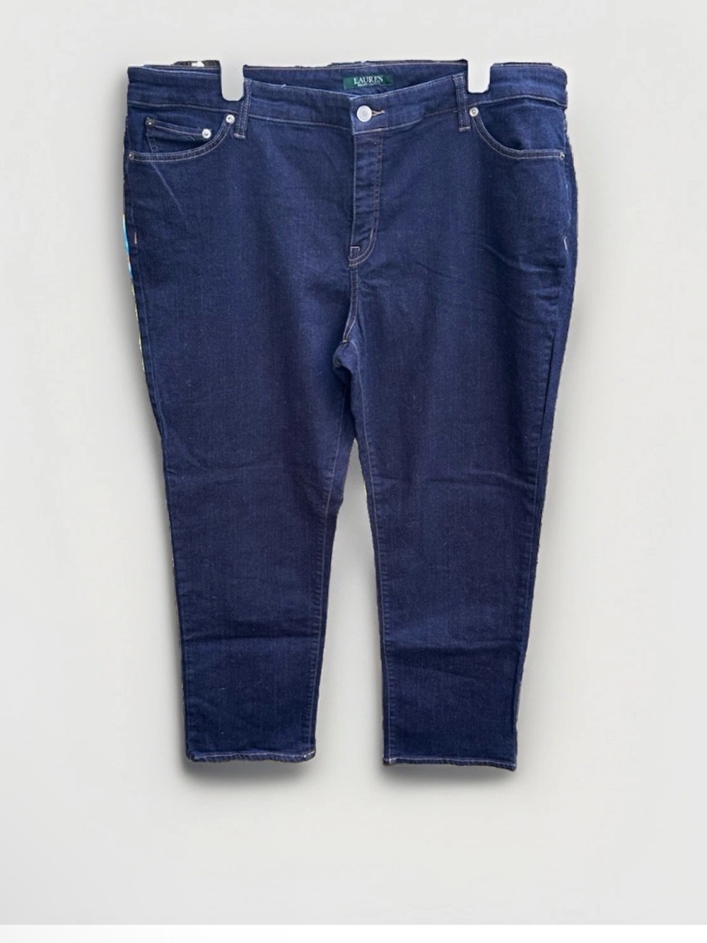 Lauren Ralph Lauren Women’s Premier Straight Straight-Leg Jeans in Dark Blue